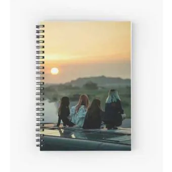 Black Pink Notebook Signature — Green Casual Ver.