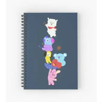 دفتر حلزوني Bt21 — إصدار "BT21" — Bt21 Limited Edition