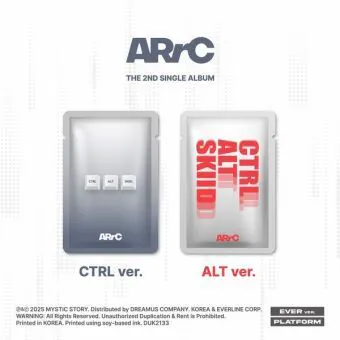 ARrC CTRL+ALT+SKIID CTRL & ALT ver. contents — includes photocards, QR card, and user guide