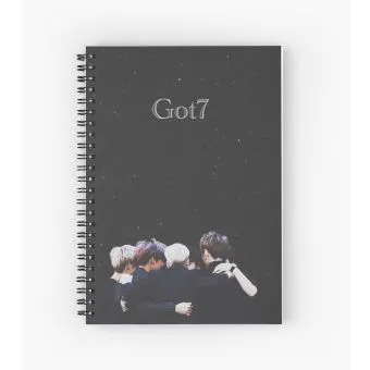 Got7 K pop Notebook — White Casual Ver.