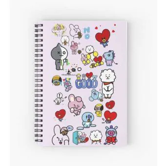 Bt21 Notebook — Silver Exclusive Ver.
