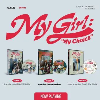 البوم اصلي النسخة العشوائية ACE 6th My Girl My Choice My Girl Season 3 Look what Ive found My Choice