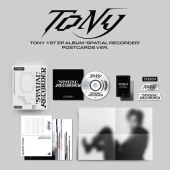 Official Product TONY 1st EP SPATIAL RECORDER POSTCARDS VER