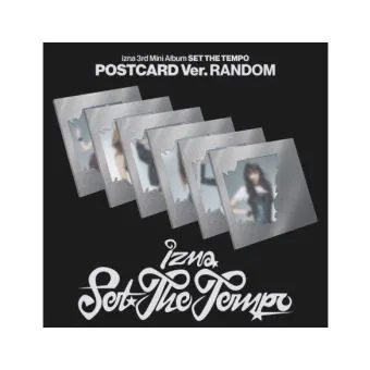 ألبوم izna 3rd Mini Album SET THE TEMPO النسخة العشوائية POSTCARD CD