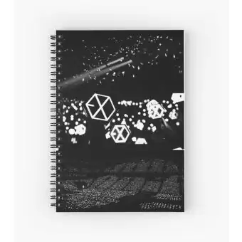 Exo Spiral Notebook — Red Stylish Ver.