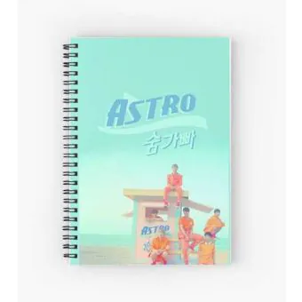Astro Spiral Notebook — Purple Edition