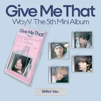 البوم اصلي النسخة العشوائية WayV 5th Give Me That SMini Ver Smart