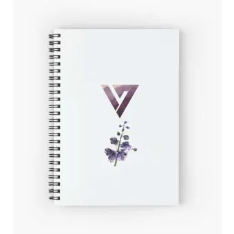 Seventeen Spiral Notebook — White Stylish Ver.