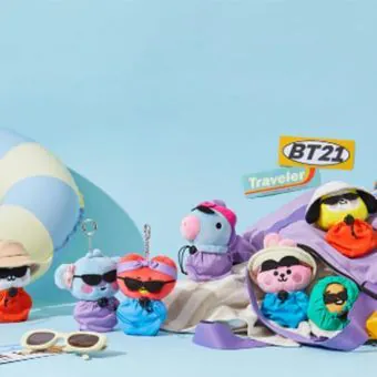 BT21 Baby Travel Doll Keyring