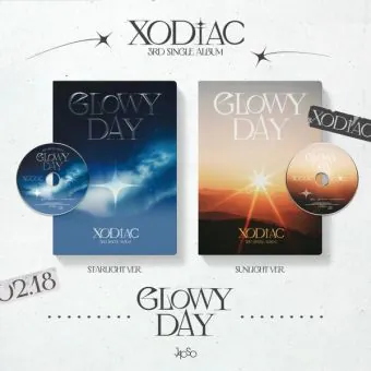 Official Album XODIAC 3rd Single Album GLOWY DAY Ver Full Set