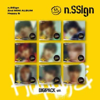 البوم اصلي النسخة العشوائية nSSign 2nd Happy Digipack ver