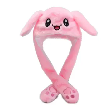Dancing Bunny kpop Bunny Hat PINK-VER Selfie Ready — Red Deluxe Ver.