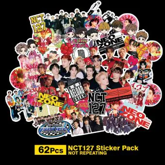 ستيكرات NCT — إصدار "62" — لتزيين الدفاتر — NCT Limited Edition