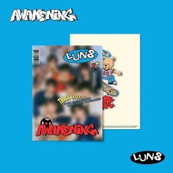 البوم اصلي LUN8 3rd Mini Album AWAKENING Nerd Ver