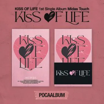 Official Album KISS OF LIFE 1st Single Album Midas Touch POCA ALBUM