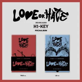 Official H1KEY 3rd LOVE or HATE POCA Random Ver