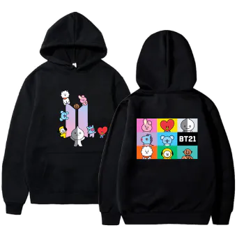 Bt21 Unisex Hoodie — Silver Edition