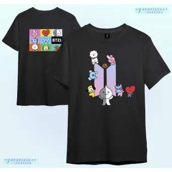Bt21 Graphic Tee — Gold Deluxe Ver.
