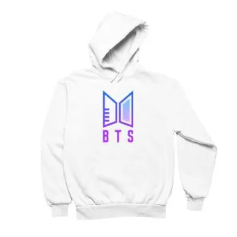 هودي بولوفر Bts — إصدار "BTS" — Bts Black Hoodie