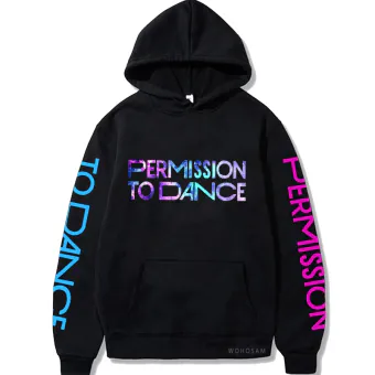 هودي أوفرسايز Bts — إصدار "BTS" — Bts Black Hoodie