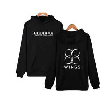 هودي Bts — إصدار "BTS" — Bts Black Hoodie