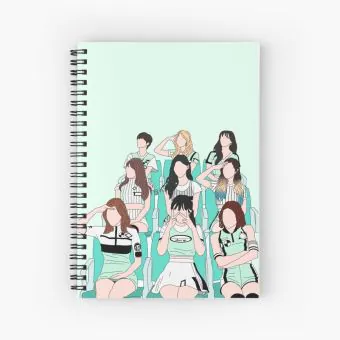 Twice Spiral Notebook CHEER UP — Beige Classic Ver.