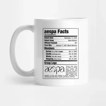 Aespa Travel Mug Nutritional Facts — Pink Stylish Ver.