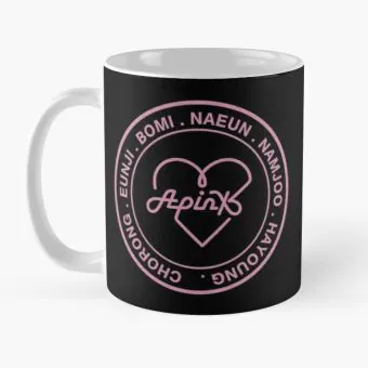 Apink Insulated Cup ALL MEMBERS NAME — Red Deluxe Ver.