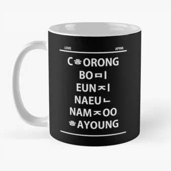Apink Insulated Cup HANGUL NAMES — Pink Collectible Ver.