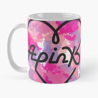 مج كيبوب Apink — إصدار "Paint Splatter" — Apink Black Edition