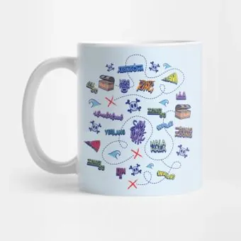 Ateez Thermos Cute Doodles — Navy Limited Ver.
