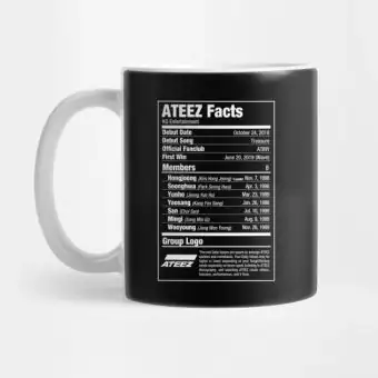 Ateez Travel Mug Nutritional Facts — Premium Ver.