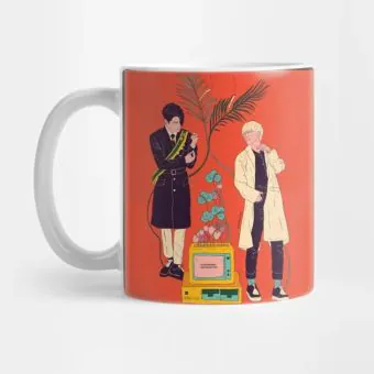 Ateez K pop Mug Seonghwa Hongjoong — White Premium Ver.