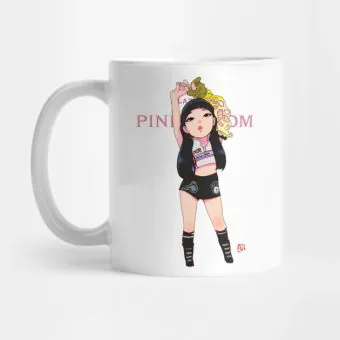 Black Pink Tumbler Chibi Fanart — Red Stylish Ver.