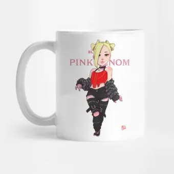 Black Pink Thermos Chibi Fanart — Red Retro Ver.