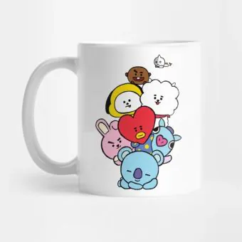 ترموس Bt21 — إصدار "BT21 ALL CHARACTER ARMY" — Bt21 Limited Edition