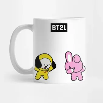 Bt21 Travel Mug Cooky Dab — Gold Premium Ver.