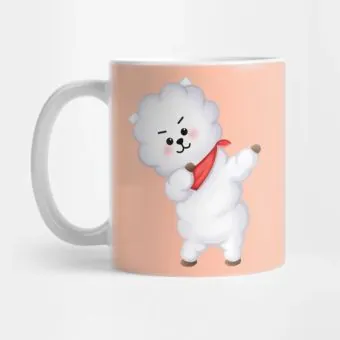 مج كيبوب Bt21 — إصدار "Stencil" — Bt21 Black Edition
