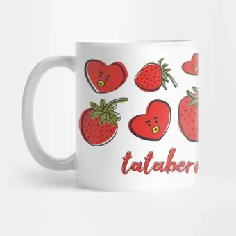 كوب معزول Bt21 — إصدار "BT21 TATABERRY" — Bt21 Black Edition
