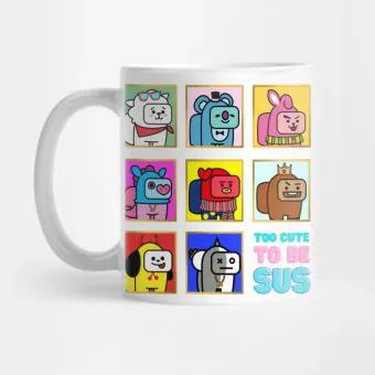 Bt21 Thermos All Characters — Navy Retro Ver.