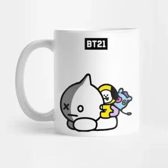 Bt21 K pop Mug VAN — Red Casual Ver.