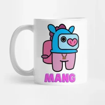 Bt21 K pop Mug Signature Logo — Black Classic Ver.