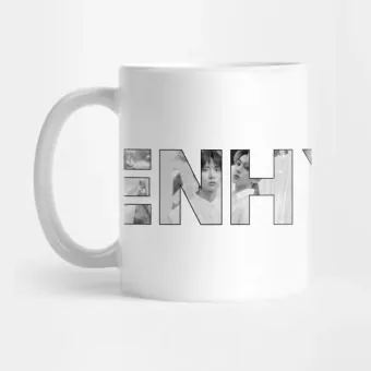 Enhypen Travel Mug B&W — Blue Edition