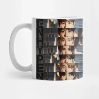 Enhypen Insulated Cup Strip Pattern Artwork — Green Limited Ver.