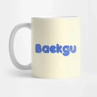 كوب معزول Enhypen — إصدار "Baekgu" — Enhypen White Edition