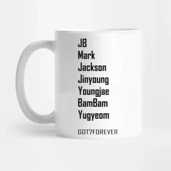 ترموس Got7 — إصدار "All Members Names" — Got7 Limited Edition