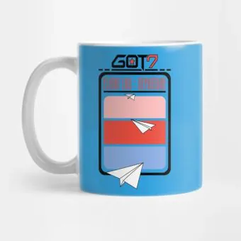 Got7 K pop Mug Flight Log — Navy Exclusive Ver.