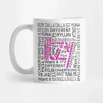 Itzy Thermos Typography Artwork — Silver Premium Ver.