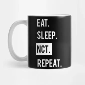 Nct Travel Mug EAT. SLEEP. . REPEAT. — Red Limited Ver.