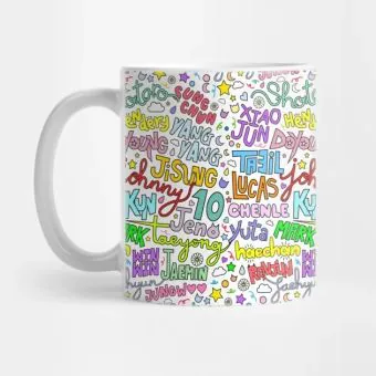 Nct Insulated Cup Cute Names — Black Classic Ver.